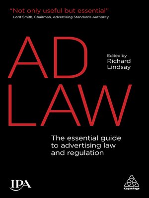 cover image of Ad Law